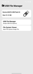 اسکرین شات برنامه USB File Manager (NTFS, Exfat) 1