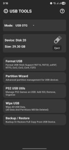 اسکرین شات 2 برنامه USB TOOLS