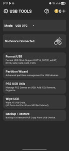 اسکرین شات 1 برنامه USB TOOLS