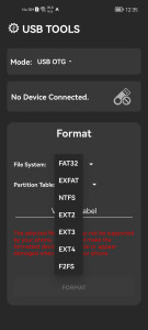 اسکرین شات 5 برنامه USB TOOLS (Format, WIPE...ETC)
