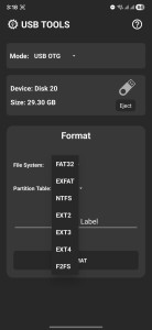 اسکرین شات 4 برنامه USB TOOLS