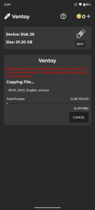 اسکرین شات 3 برنامه Ventoy (Unofficial)