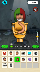 اسکرین شات بازی Mix Toilet Monsters: Makeover 5