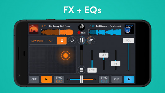 اسکرین شات برنامه Cross DJ - Music Mixer App 5