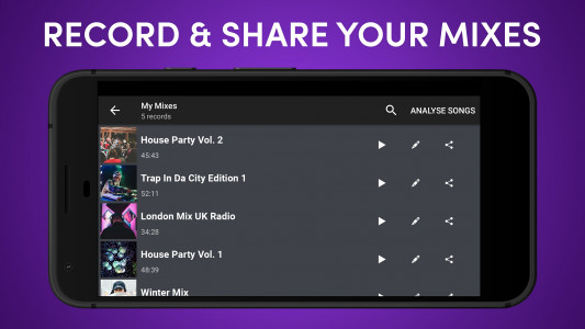 اسکرین شات 6 برنامه Cross DJ - Music Mixer App