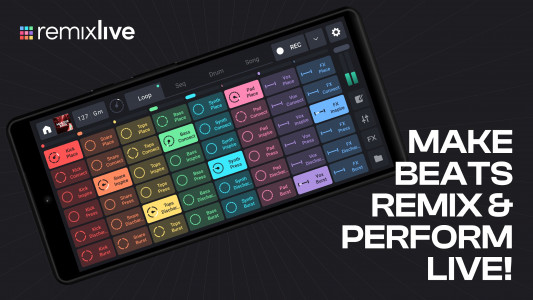 اسکرین شات برنامه Remixlive - Make Music & Beats 1