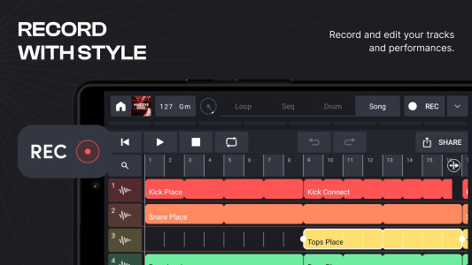 اسکرین شات 6 برنامه Remixlive - Make Music & Beats