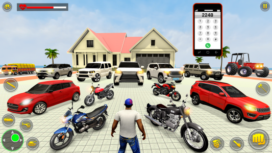 اسکرین شات برنامه Indian Bike and Car Game 3D 5