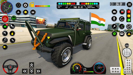اسکرین شات برنامه Indian Bike and Car Game 3D 2