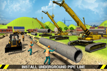 اسکرین شات بازی City Construction Road Builder 1