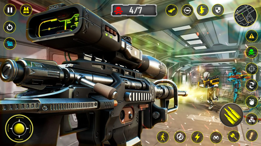 اسکرین شات برنامه Robot Shooting Game: Gun Games 1