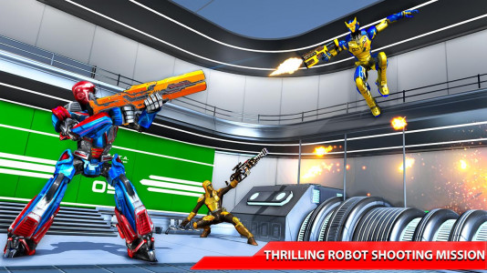 اسکرین شات برنامه Robot Shooting Game: Gun Games 3