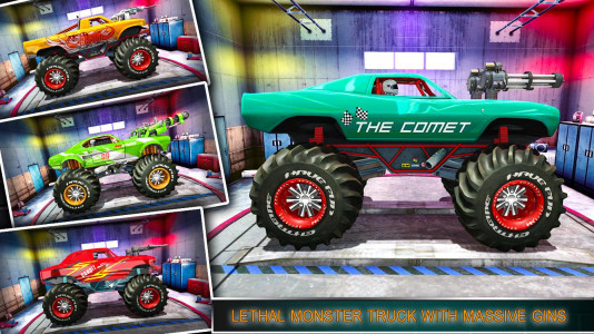 اسکرین شات برنامه Monster Truck Racer Car Game 3