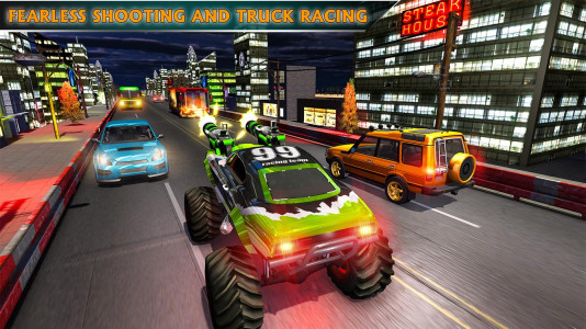 اسکرین شات برنامه Monster Truck Racer Car Game 6