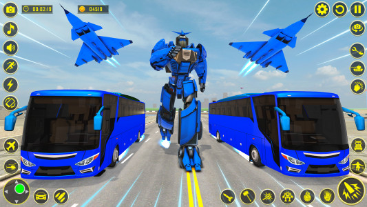 اسکرین شات بازی Bus Robot Car Game: Robot Game 6