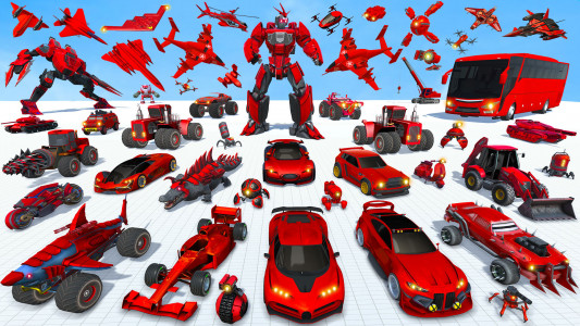 اسکرین شات بازی Bus Robot Car Game: Robot Game 3