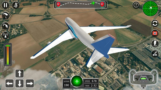 اسکرین شات بازی Flight Simulator: Plane Game 2