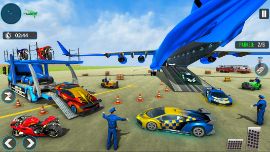 اسکرین شات بازی Police Plane Transporter Game 3