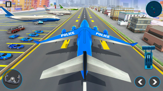 اسکرین شات بازی Police Plane Transporter Game 6