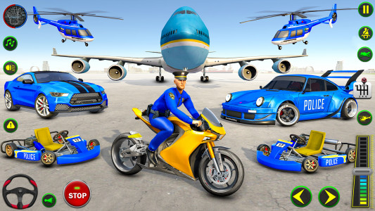 اسکرین شات بازی Police Plane Transporter Game 6