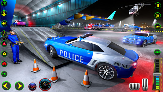 اسکرین شات 5 بازی Police Plane Transporter Game