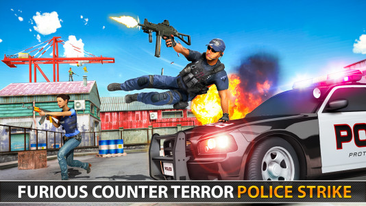 اسکرین شات برنامه Police Fps Shooting Gun Games 4
