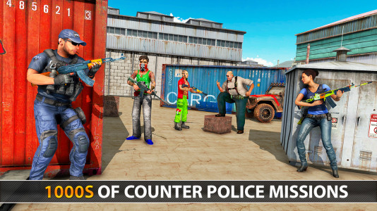 اسکرین شات برنامه Police Fps Shooting Gun Games 5
