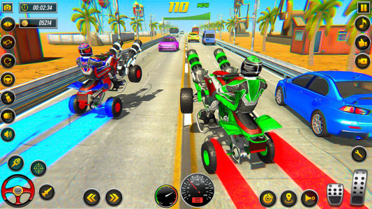اسکرین شات 4 برنامه Quad Bike Racing - Bike Game