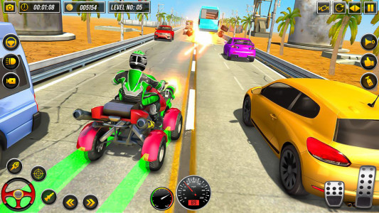 اسکرین شات برنامه Quad Bike Racing - Bike Game 1