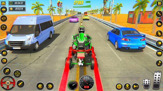 اسکرین شات 3 برنامه Quad Bike Racing - Bike Game