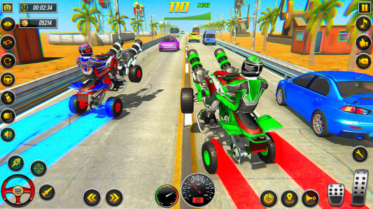 اسکرین شات برنامه Quad Bike Racing - Bike Game 4