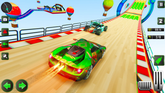 اسکرین شات برنامه GT Car Stunt Ramp Car Games 6