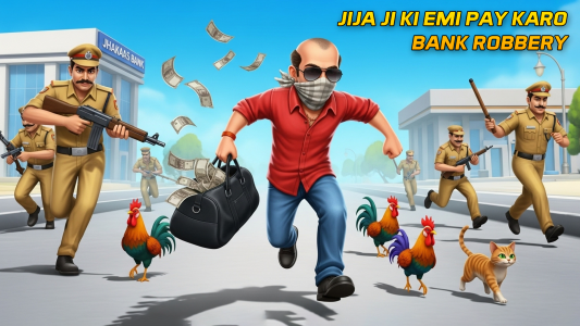 اسکرین شات 1 برنامه Pappu: Desi Gangster 3d