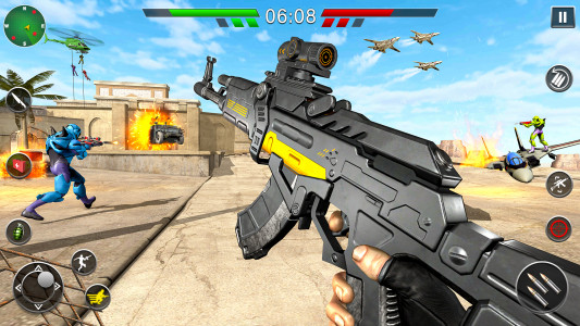 اسکرین شات 2 برنامه Gun Games FPS Shooting Game 3D