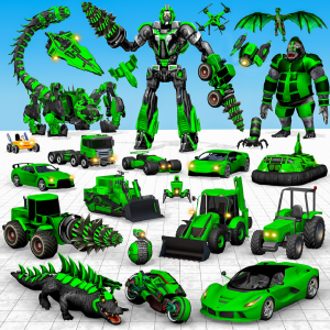 اسکرین شات برنامه Scorpion Robot Car: Robot Game 1
