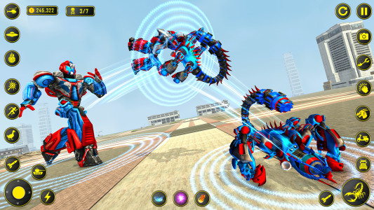 اسکرین شات برنامه Scorpion Robot Car: Robot Game 5