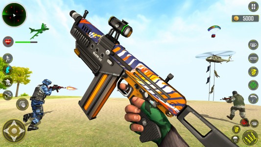 اسکرین شات برنامه FPS Shooting game 3d gun game 3