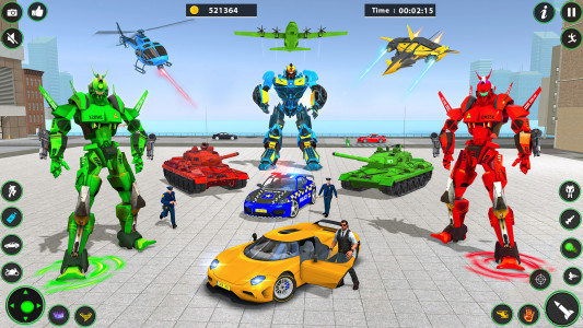 اسکرین شات برنامه Stealth Robot Car Games 3d 8