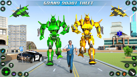 اسکرین شات برنامه Stealth Robot Car Games 3d 5
