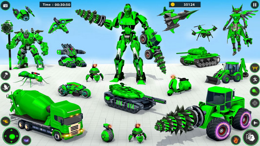 اسکرین شات برنامه Stealth Robot Car Games 3d 3