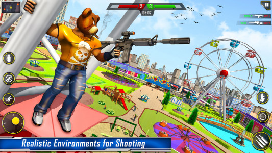 اسکرین شات بازی Teddy Bear Gun Shooting Game 8