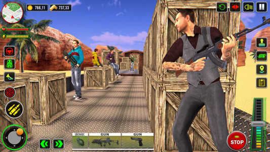 اسکرین شات برنامه Train Robbery Game: Train Game 2