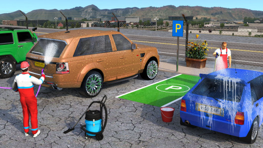 اسکرین شات 2 بازی Multi Vehicle Power Washing 3D