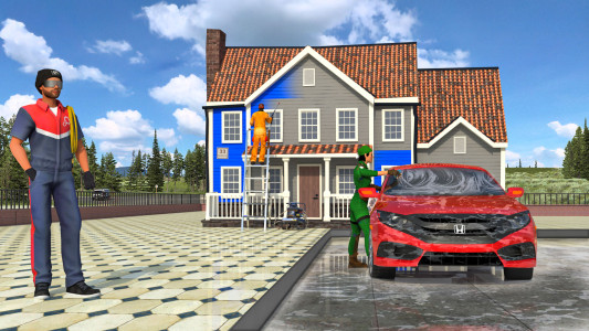 اسکرین شات 1 بازی Multi Vehicle Power Washing 3D