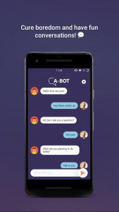 اسکرین شات برنامه A-BOT - Chat with AI 1