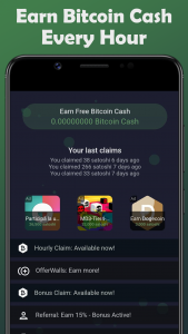 اسکرین شات بازی Earn Bitcoin Cash 1