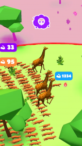 اسکرین شات بازی Crowd Forest.io - Herds Battle 2