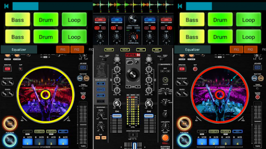 اسکرین شات برنامه DJ Mixer Player Mobile 1