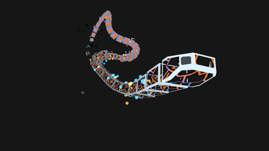 اسکرین شات 2 بازی 3D Snakes .io Game Online