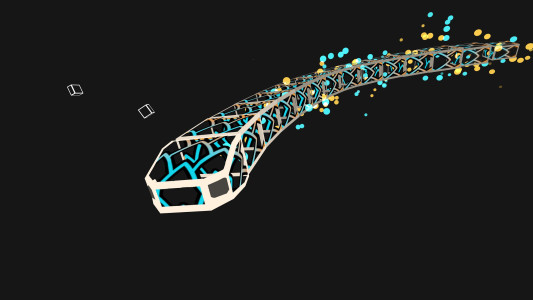 اسکرین شات 1 بازی 3D Snakes .io Game Online